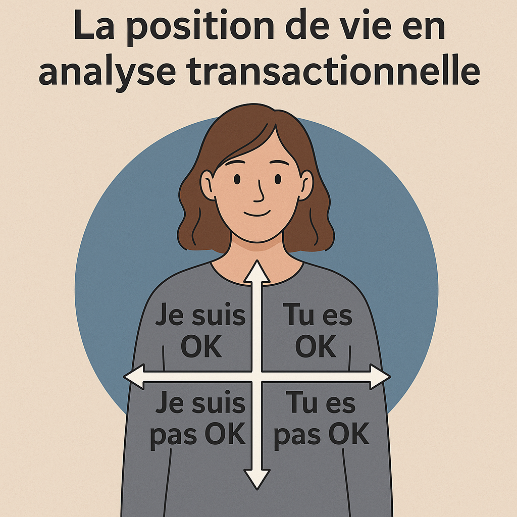 Illustration des quatre positions de vie en analyse transactionnelle