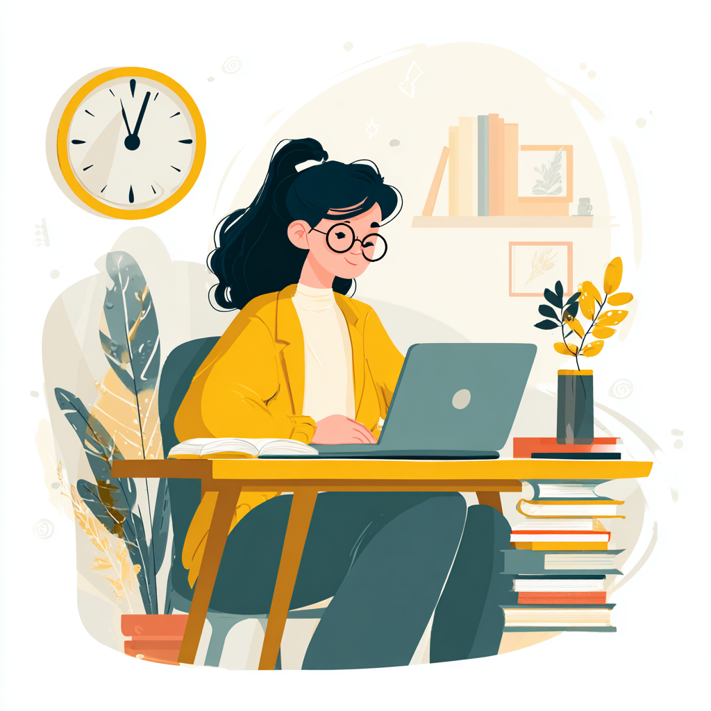 Horaires flexibles, équilibre vie-travail, apprentissage sur ordinateur portable