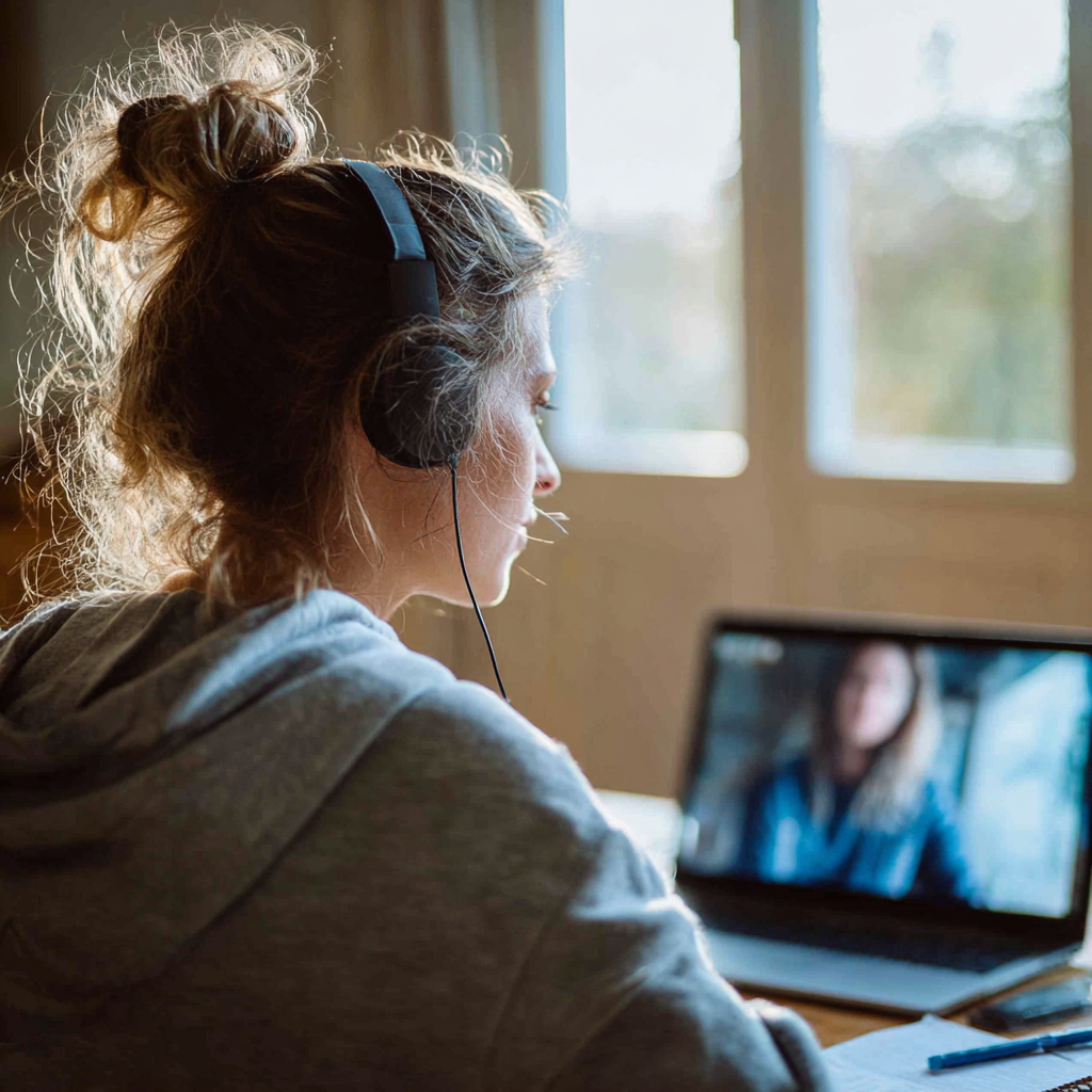 Formation en psychothérapie en ligne, apprentissage à distance sur ordinateur