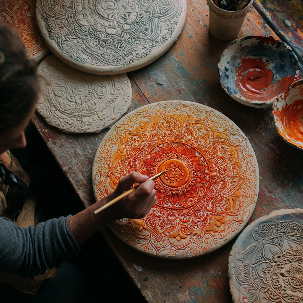 Techniques d'art-thérapie, mandala, modelage, peinture expressive