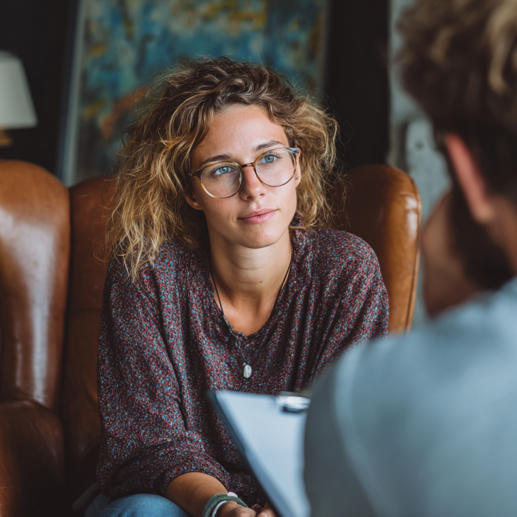 Relation thérapeutique, conseiller à l'écoute, empathie et soutien professionnel