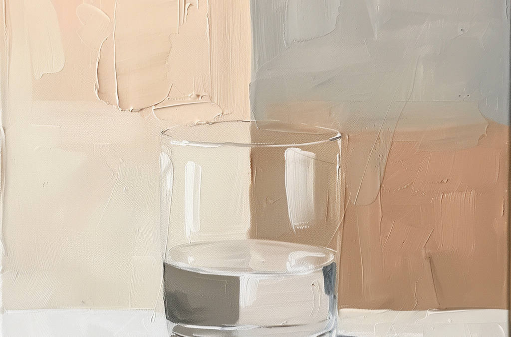 Le verre à moitié plein ou le verre à moitié vide